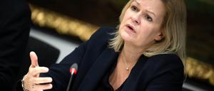 Nancy Faeser (SPD), Bundesministerin des Innern und Heimat. 