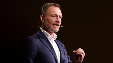 Christian Lindner bei einer Rede im Februar. 