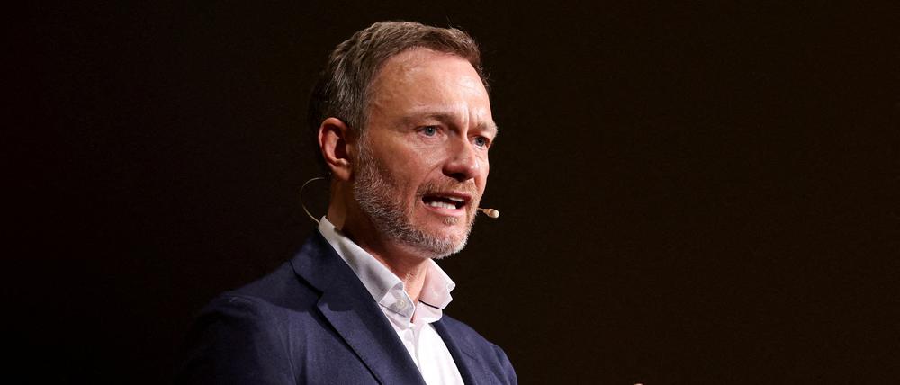 Christian Lindner bei einer Rede im Februar.