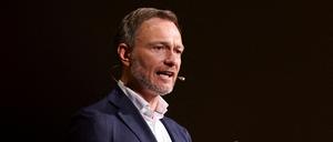 Christian Lindner bei einer Rede im Februar. 