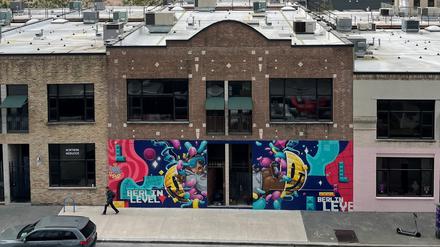 Das Berlin-Haus in Austin, Texas, noch früh am Morgen.