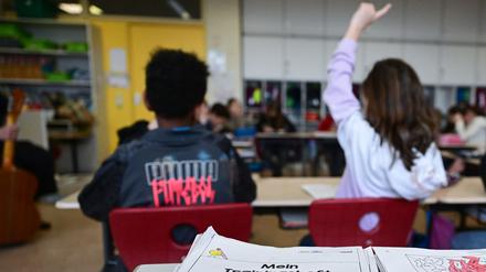 Unterricht an einer Schule in Stuttgart. 
