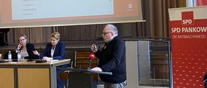 SPD-Ortsfunktionär Brückmann liest Giffey die Leviten - unter falschem Namen.