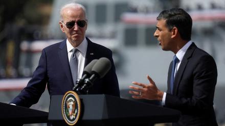 US-Präsident Biden und der britische Premier Sunak im kalifornischen San Diego.