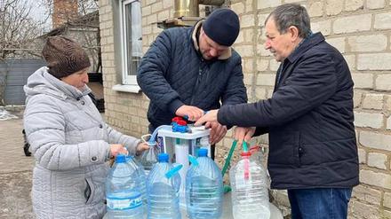 Ein Community Filter von Aquabox kommt in der Region Kropyvnytskyi zum Einsatz. 
