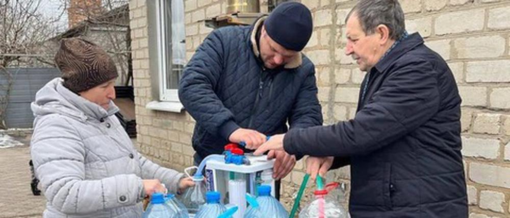 Ein Community Filter von Aquabox kommt in der Region Kropyvnytskyi zum Einsatz. 
