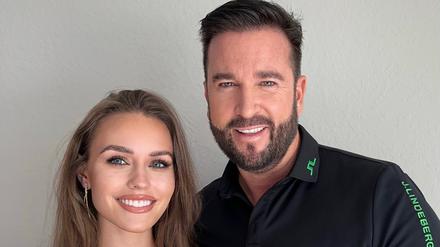 Da war noch alles eitel Sonnenschein. Schlagersänger Michael Wendler und seine Frau Laura warben am Dienstag für ihre Doku-Soap um die Schwangerschaft seiner Frau bei RTLzwei.