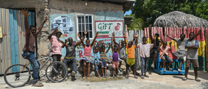 Das Kulturzentrum „Creamic & Art Center“ im armen Stadtteil Trenchtown der jamaikanischen Hauptstadt.