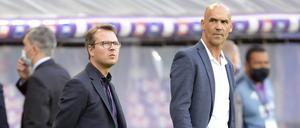 Johannes Spors während seiner Zeit als Technischer Direktor in Arnheim mit dem damaligen Coach Thomas Letsch, der heute den VfL Bochum trainiert.