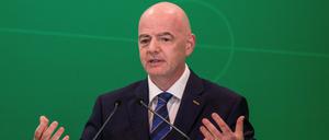 Fifa-Präsident Gianni Infantino in Kigali.