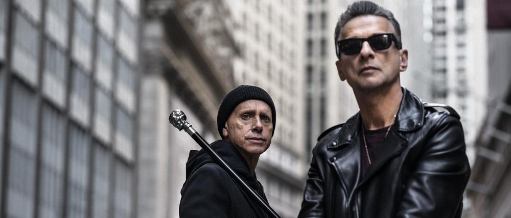 Die Depesche-Mode-Gründungsmitglieder Martin Gore (links) und Dave Gahan denken nicht ans Aufhören.