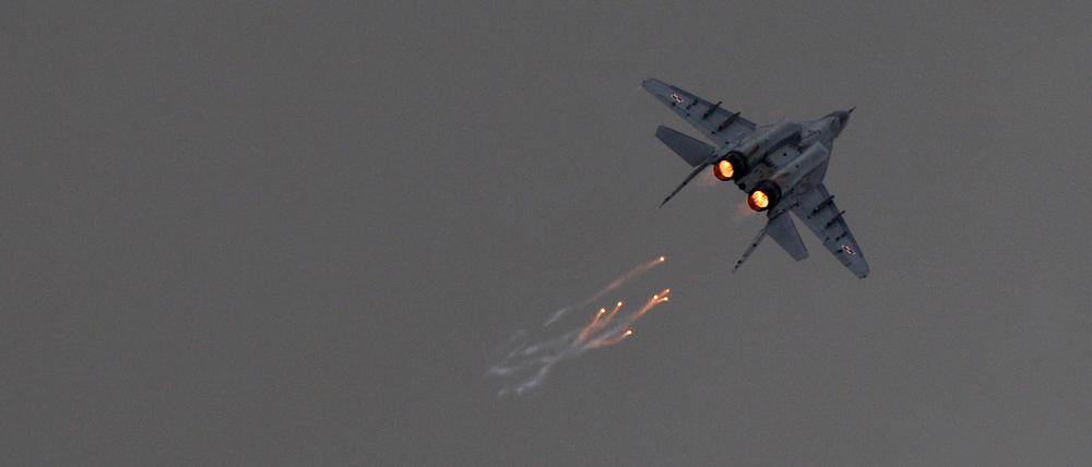 Ein polnischer Kampfjet.