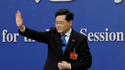 Chinas Außenminister Qin Gang.
