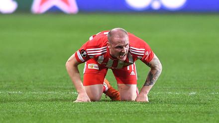 Sven Michel erlebte mit dem 1. FC Union in Brüssel einen schwierigen Abend.