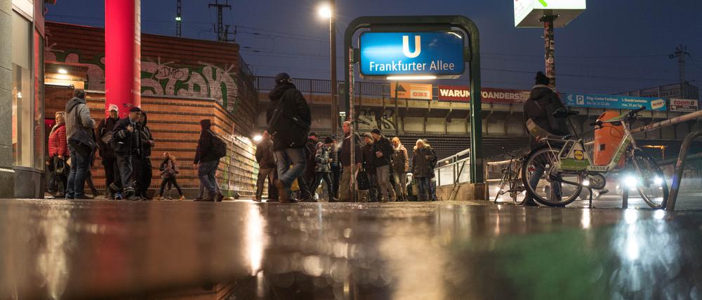 Die Frankfurter Allee Foto: Jörg Carstensen/dpa