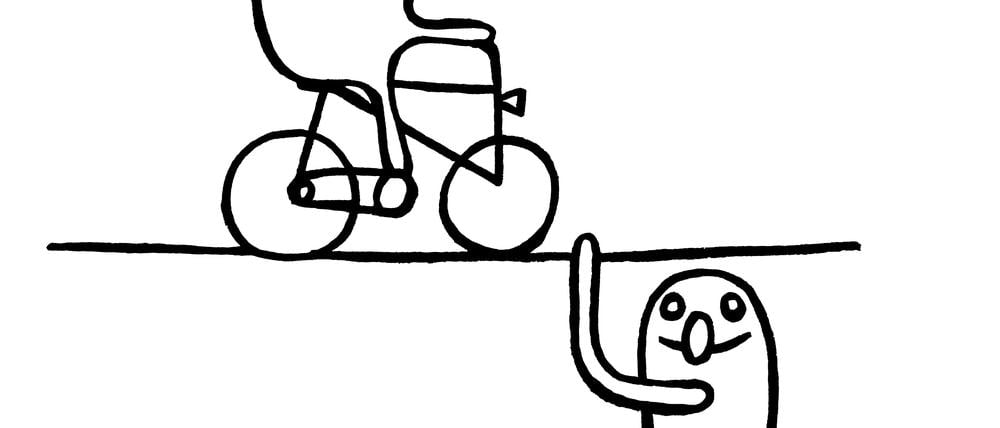 Der Radverkehr wird bislang durch im Boden eingelassene Sensoren gemessen – früher geschah das noch per Hand.