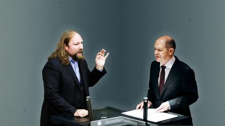 Anton Hofreiter, Olaf Scholz