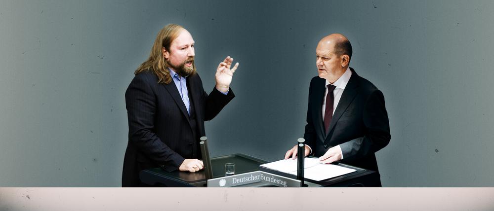 Anton Hofreiter, Olaf Scholz