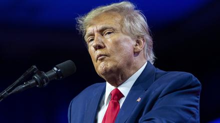 Donald Trump, ehemaliger Präsident der USA, Trump spricht auf der Conservative Political Action Conference «CPAC 2023» im National Harbor. 