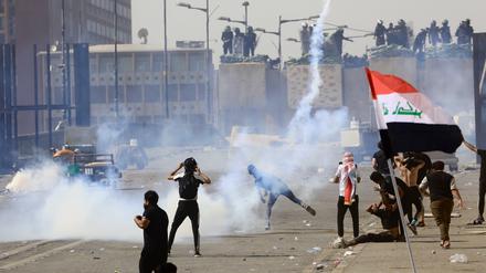 Proteste in Bagdad.