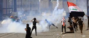 Proteste in Bagdad.