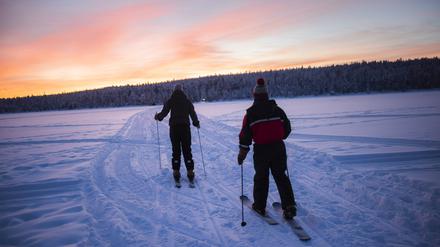 Lappland ist schon jetzt die schneereichste Region Europas. 
