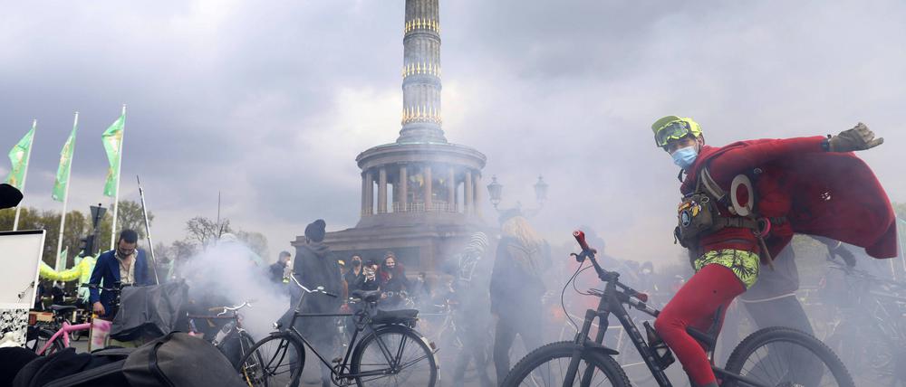 In den vergangenen Jahren rief „MyGruni“ jährlich zur Fahrraddemo nach Grunewald auf.