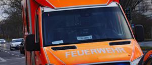 Rettungswagen der Berliner Feuerwehr.