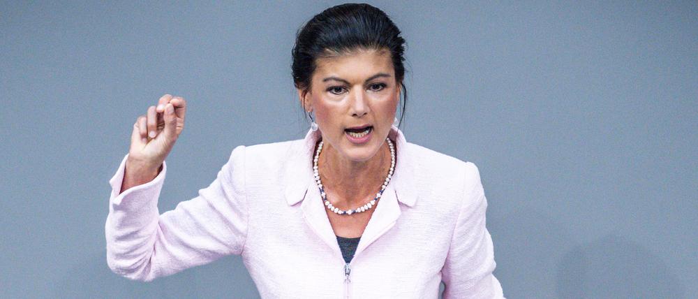 Sahra Wagenknecht (Die Linke) spielt schon länger mit Plänen einer Parteineugründung.