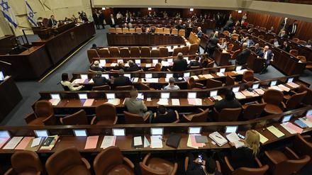 Die Knesset in Jerusalem. 