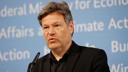 Bundeswirtschaftsminister Robert Habeck. 
