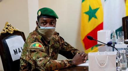 Oberst Assimi Goita, Anführer der Militärjunta in Mali.  