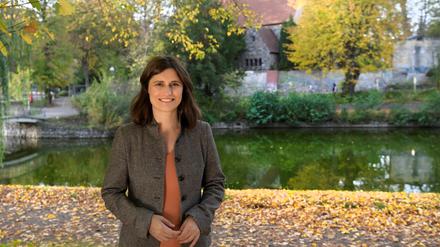 ehemalige Grünen-Abgeordnete Aferdita Suka aus Tempelhof.