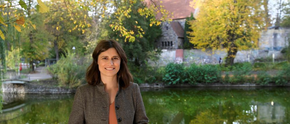 ehemalige Grünen-Abgeordnete Aferdita Suka aus Tempelhof.