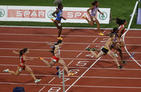 Deutschland läuft vorneweg (hier mit Gina Lückenkemper über 100 Meter). Das gab es in der Leichtathletik zuletzt selten, erst recht im Sprint.