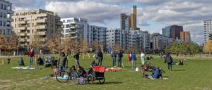 Kritiker der Pläne „Urbane Mitte“ finden, dass die geplanten Hochhäuser die Grünfläche verschatten werden. 