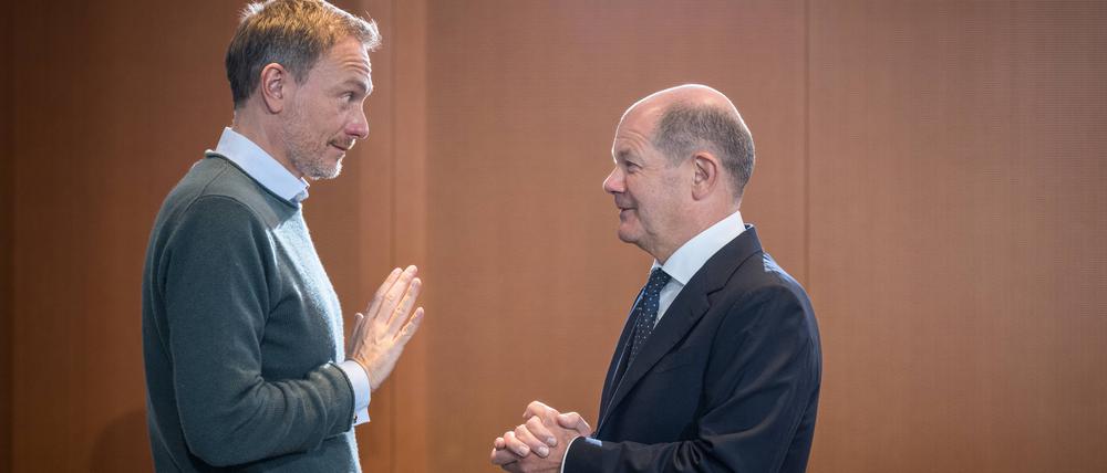 Wie gehen sie mit den Ländern um? Kanzler Olaf Scholz und sein Finanzminister Christian Lindner.