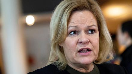 Bundesinnenministerin Nancy Faeser (SPD)