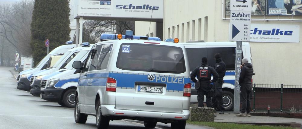 Auch das Vereinsheim der Ultras Gelsenkirchen wurde bei der Razzia durchsucht.