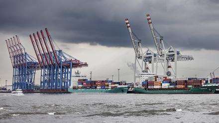 Düstere Aussichten für den Hamburger Hafen.