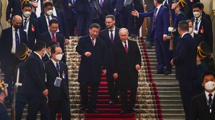 Xi und Putin haben sich offenbar bestens verstanden. 