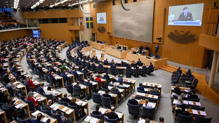 Das schwedische Parlament stimmte am 22. März 2023 für den NATO-Beitritt Schwedens.