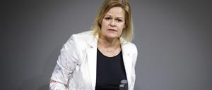 Bundesinnenministerin Nancy Faeser (SPD)