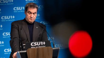 Markus Söder, CSU-Vorsitzender und Ministerpräsident von Bayern.