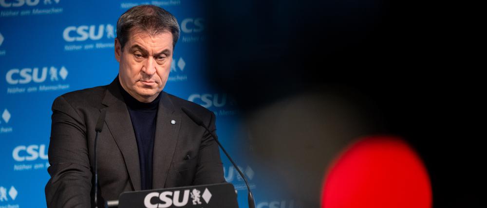 Markus Söder, CSU-Vorsitzender und Ministerpräsident von Bayern.
