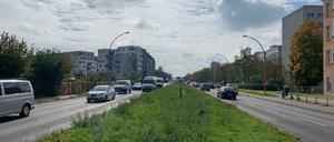 Die Prenzlauer Promenade in Pankow.