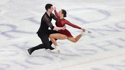 Annika Hocke und Robert Kunkel konnten sich in der Kür noch deutlich verbessern.
