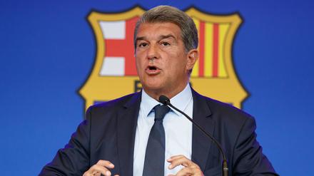 Joan Laporta ist Präsident des FC Barcelona.