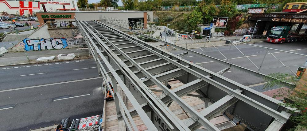 Yorckbrücke 5 vor drei Jahren: hübsch, aber untauglich.