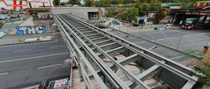 Yorckbrücke 5 vor drei Jahren: hübsch, aber untauglich.